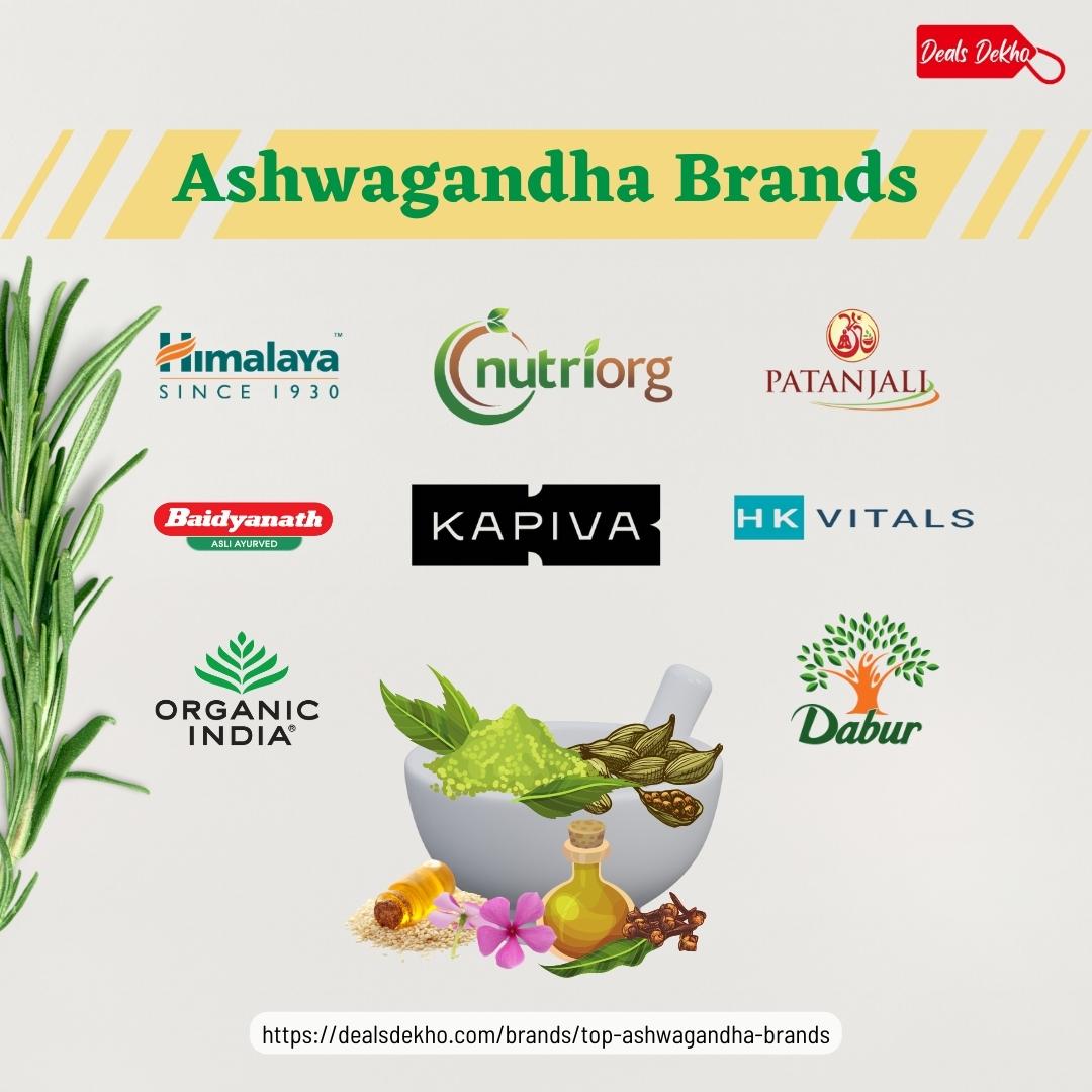 Leading Ashwagandha Brands - Deals Dekho