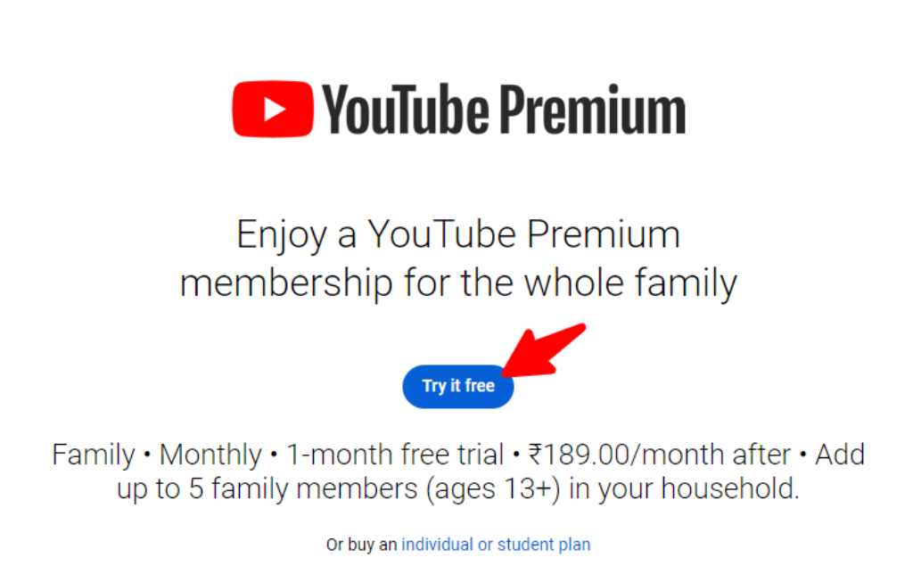 Youtube Family Premium